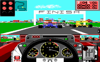 45129-grand-prix-circuit-dos-screenshot-start-of-a-race-in-detroit